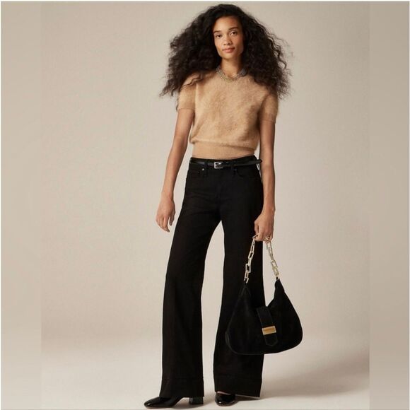 J. Crew Low-rise denim trouser jean women's 29 black career minimalist‎ - Picture 1 of 11